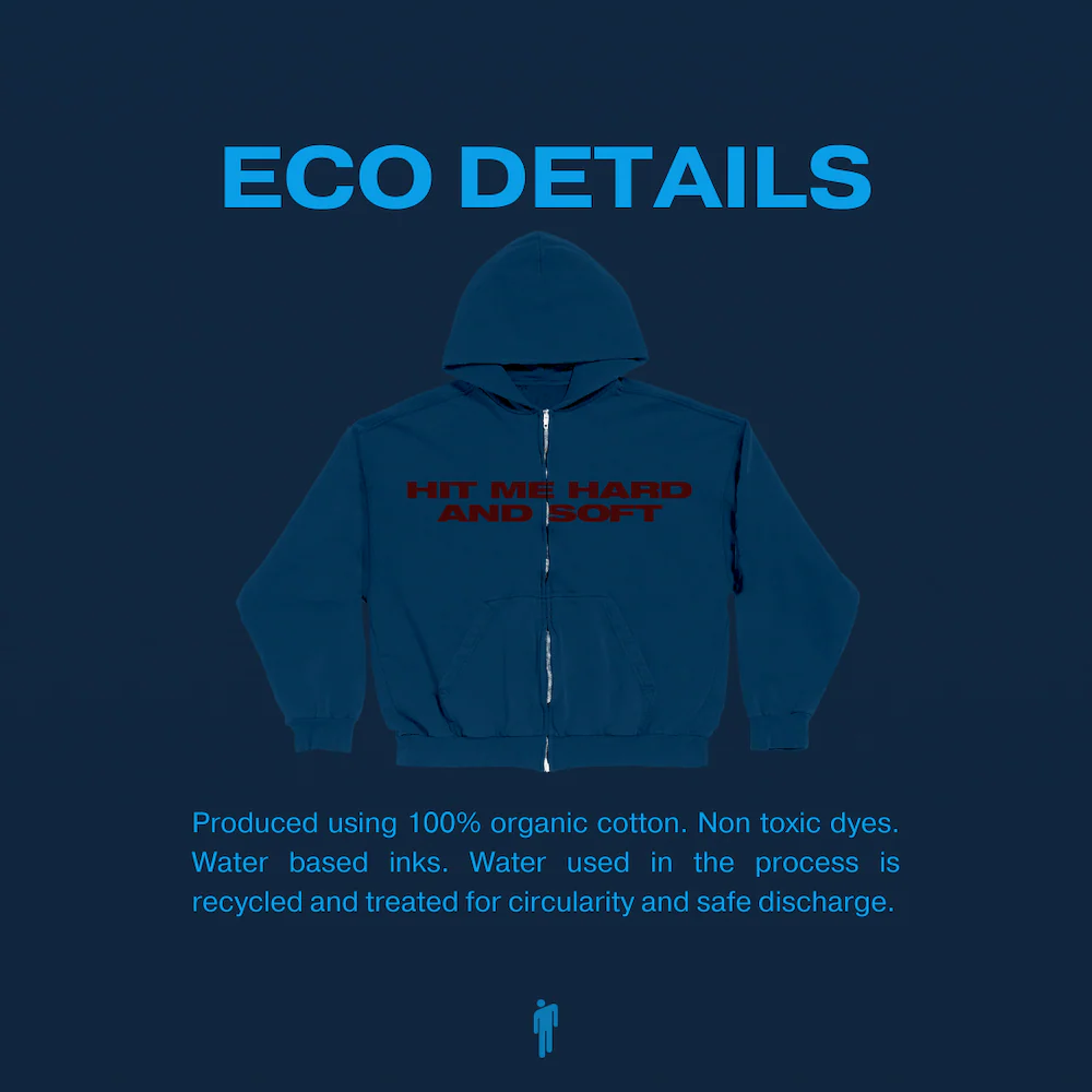Blue & Red Zip Hoodie - Image 3
